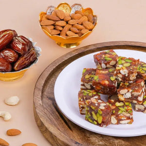 Khajur dry fruit chikki online — Khajur Chikki in Surat, healthy no-added sugar sweet | Mithdi