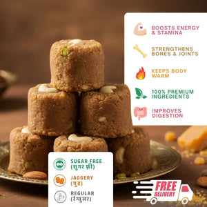 Sugar Free Adadiya Pak — healthy Indian sweet, no added sugar, buy adadiya pak online | Mithdi