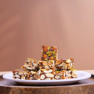 Anjeer Chikki — fig dry fruit chikki, healthy sugar free sweets from Mithdi Sweets Surat