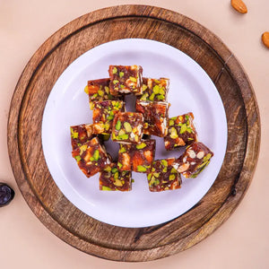 Buy Khajur Chikki online — date bite chikki made with premium dry fruits | Mithdi Sweets Surat
