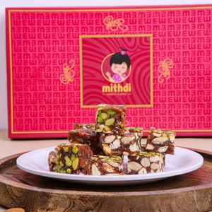 Buy Khajur Chikki online — date bite chikki made with premium dry fruits | Mithdi Sweets Surat