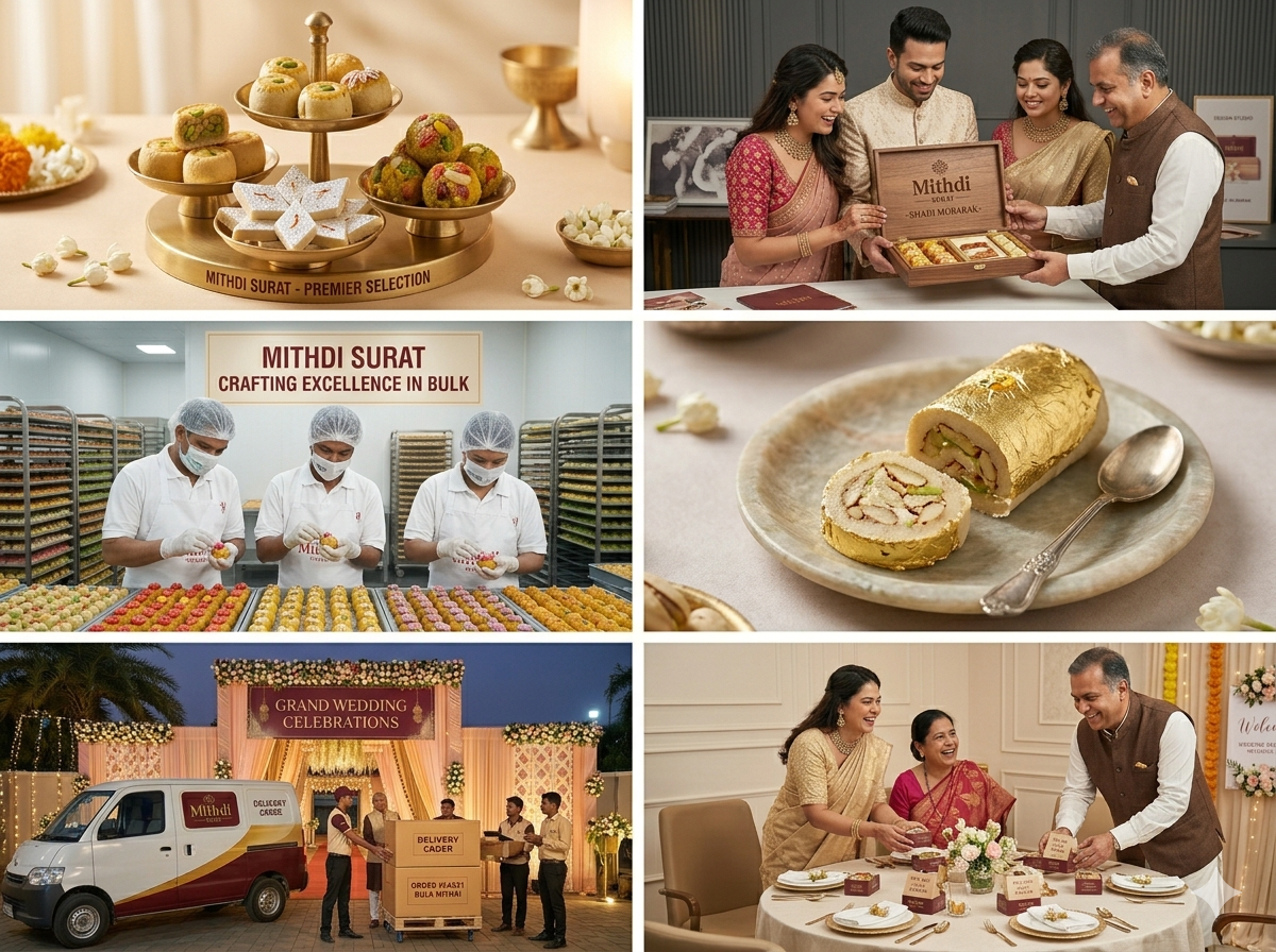 How to Order Bulk Sweets for Your Wedding from Mithdi Surat