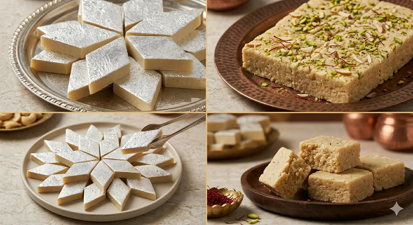 Kaju Katli vs Kaju Barfi: The Real Difference Explained