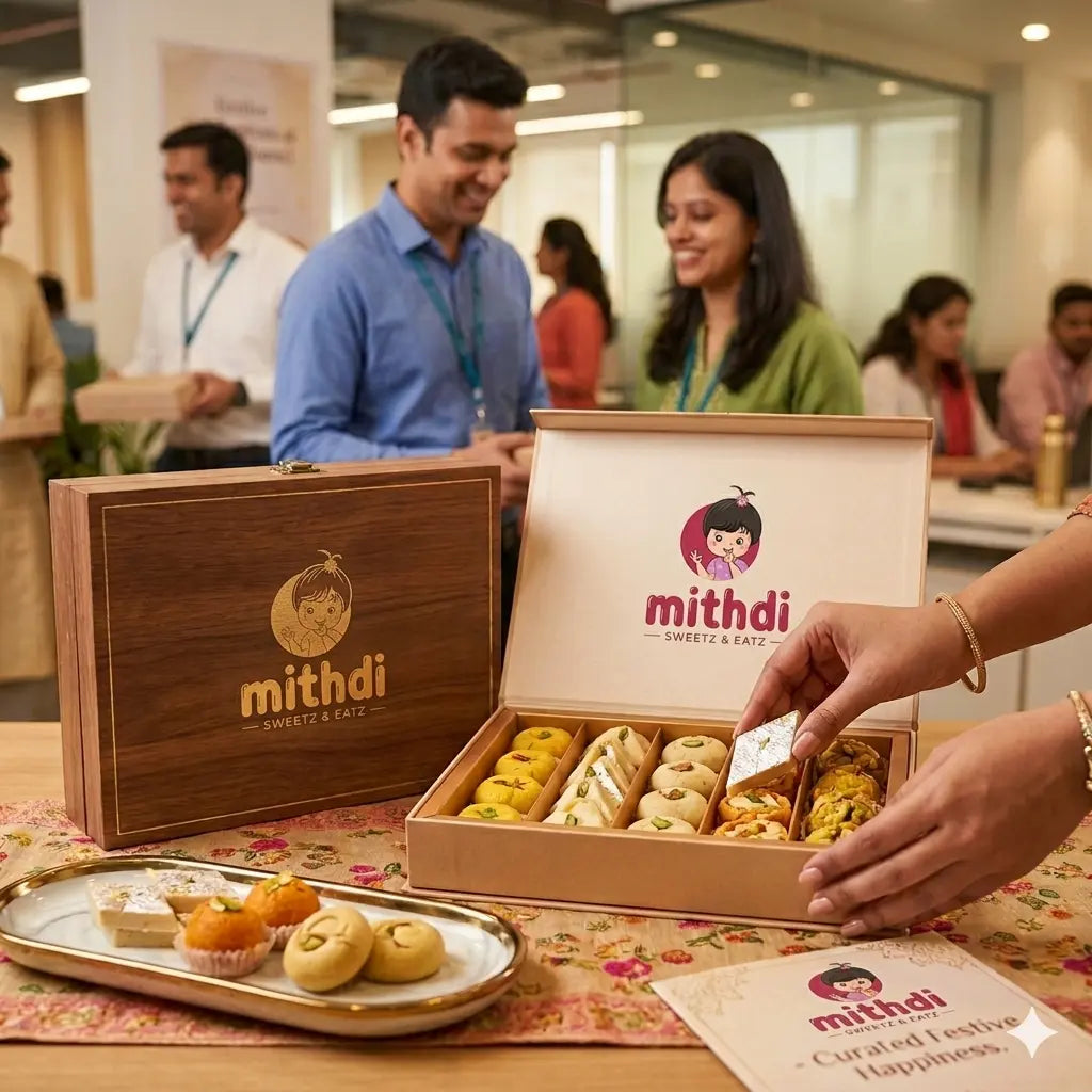 Bulk Corporate Sweets Order for Offices in India | Mithdi