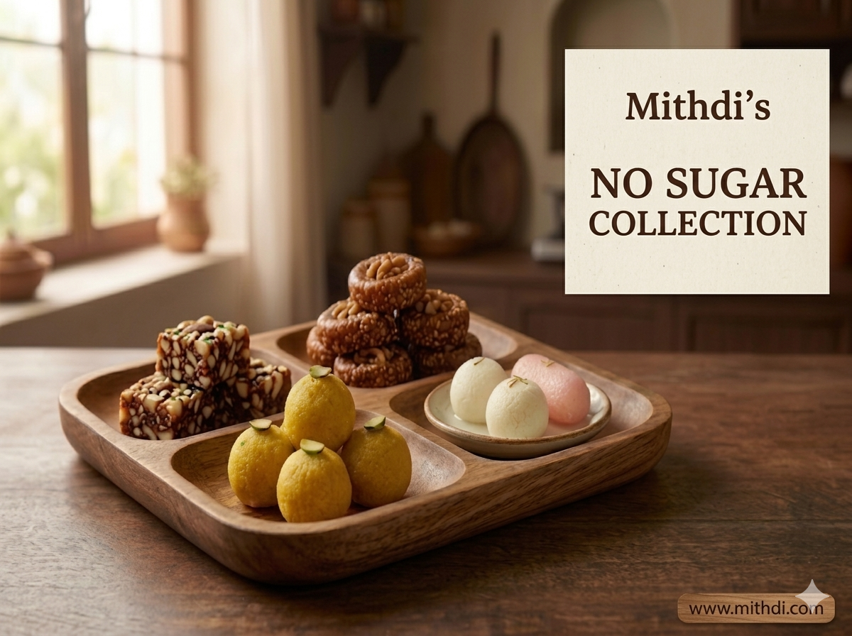 Best Healthy Sugar Free Sweets in India — Mithdi Sweets