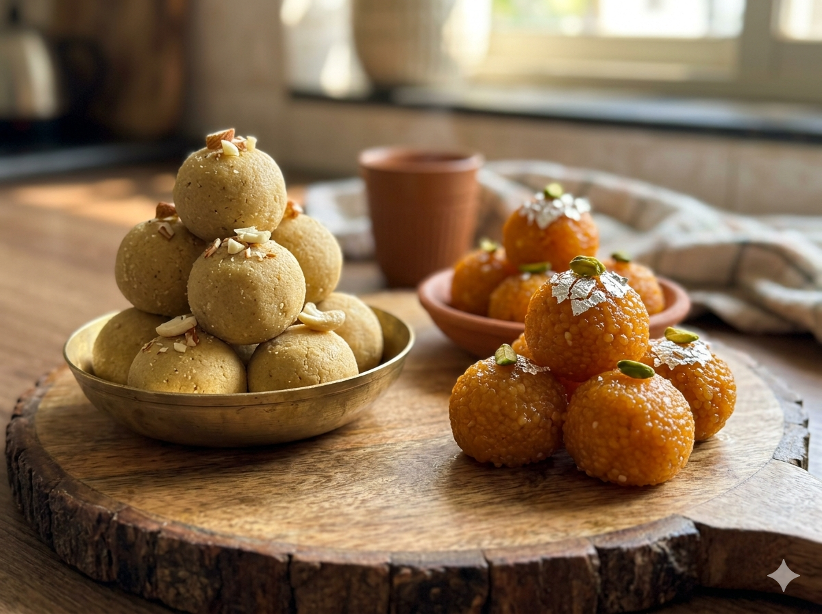 Besan Ladoo vs Motichoor Ladoo — Which Should You Order?