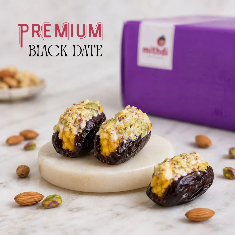 Afghan Meva – Premium Black Khajur