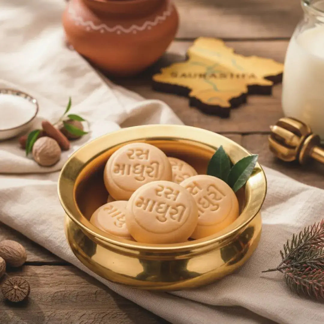 Mawa Peda Gujarati Special — traditional Indian sweets from Mithdi, best sweet shop Surat